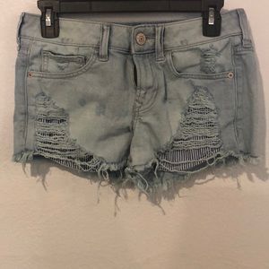 Express denim shorts